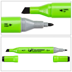 SitePro™ Salamander® Dual-Tip Permanent Markers (Pack of 12) – ASC