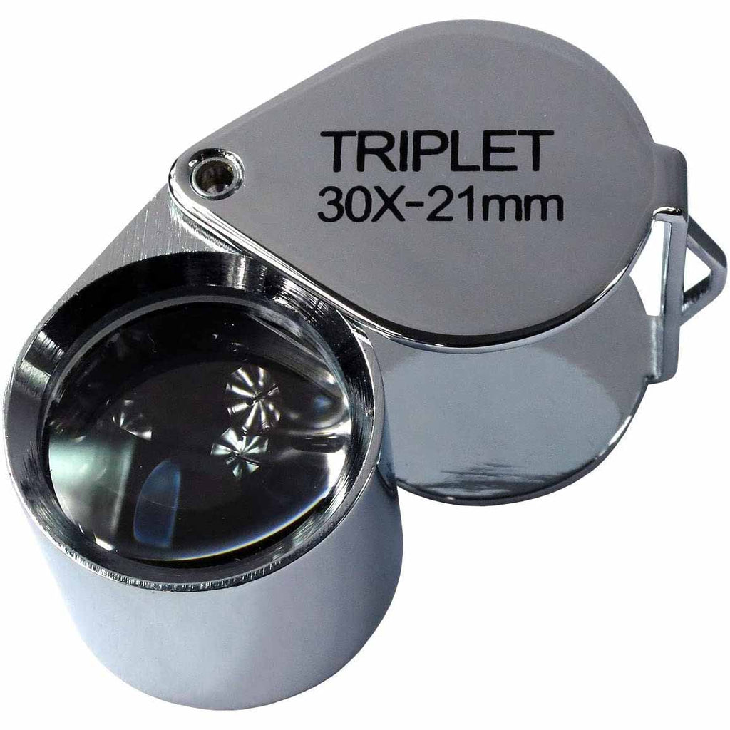 image of 30X - 21mm Triplet Hand Lens