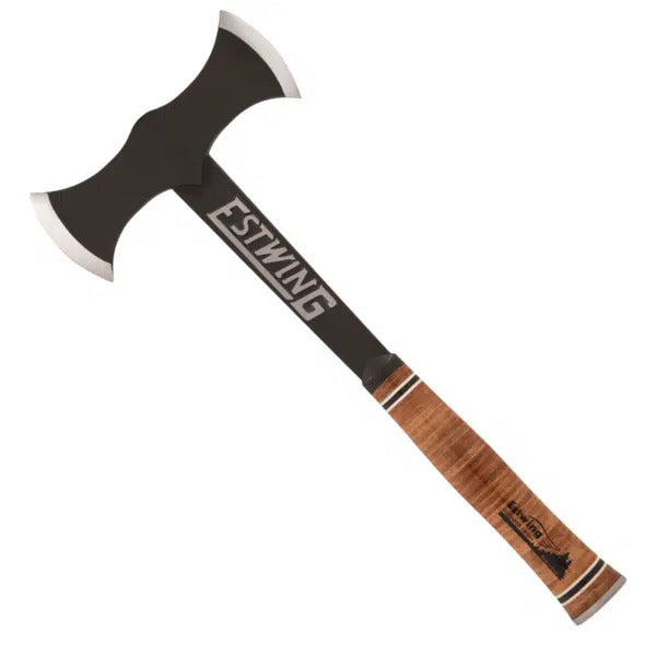 image of Estwing® Black Eagle Leather Grip Double Bit Axe