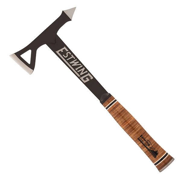image of Estwing® Black Eagle Leather Grip Tomahawk Axe
