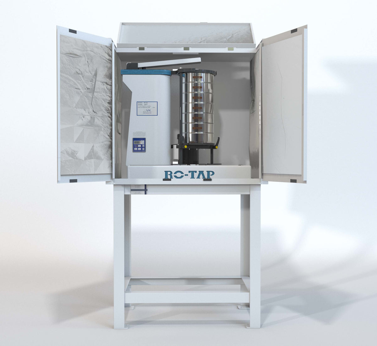 Ro-Tap Sound Enclosure Cabinet & Test Stand – ASC Scientific