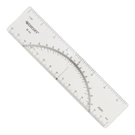 image of Westcott® Model W-44 Protractor Ruler