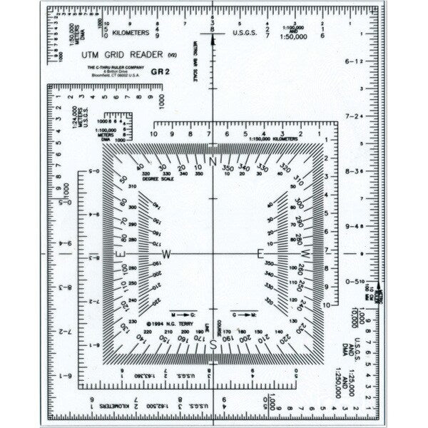 image of Westcott® UTM Grid Reader